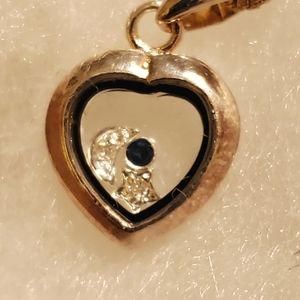 Silver heart necklace